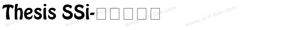 Thesis SSi字体转换
